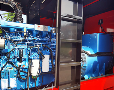 PA视讯游戏400KW/400V发电机应用于国内某租赁项目